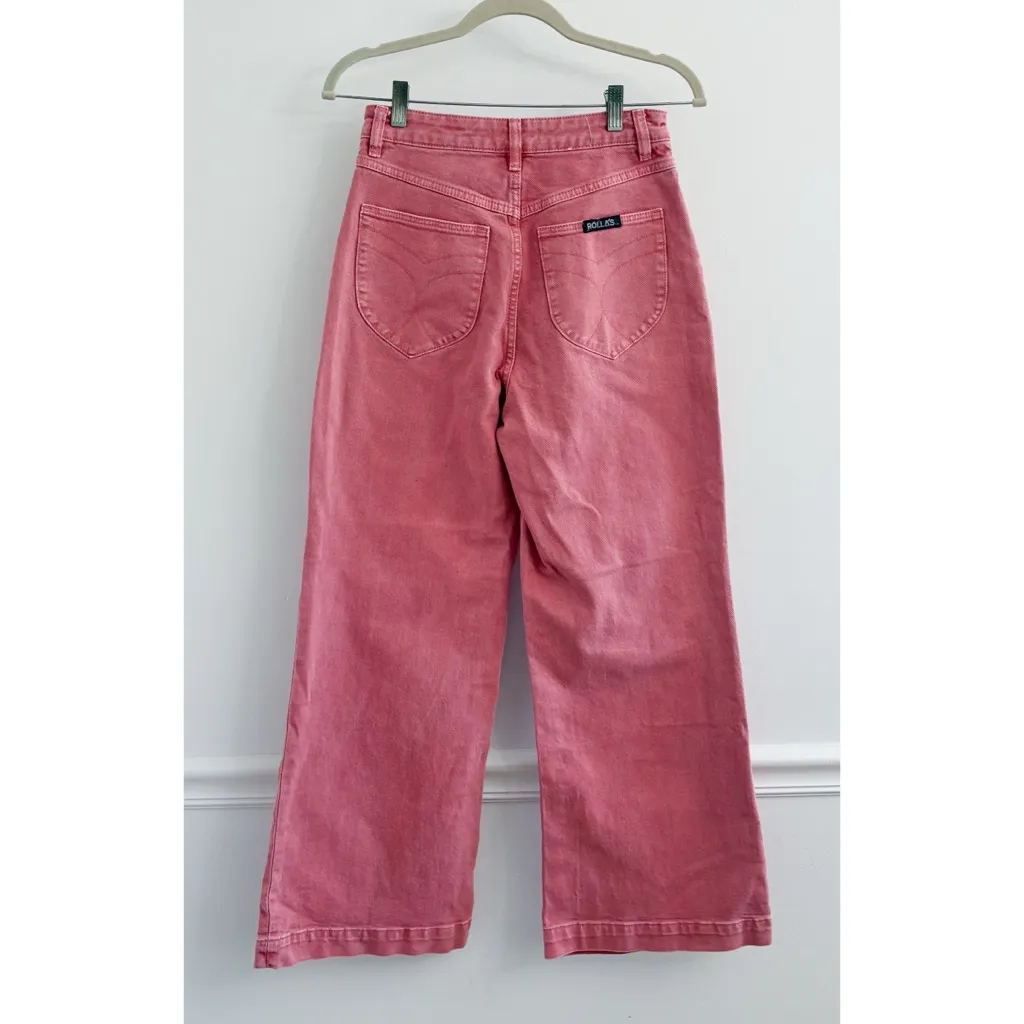 Rollas Sailor Scoop Jeans Rose Pink 27 - Image 9