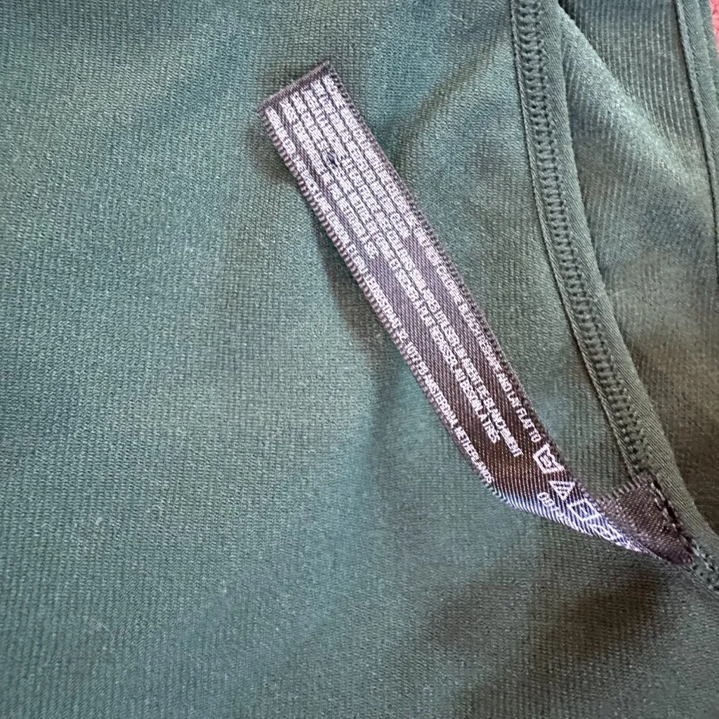 URBAN OUTFITTERS Out From Under RIbbed Cut Out Crop Top Size XS/Small Green - Image 10