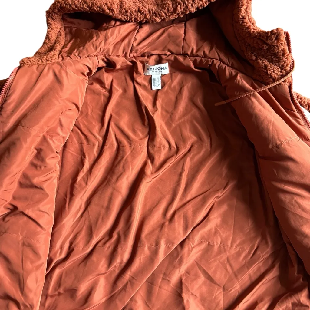 Arizona Jean Co Sherpa Hooded Jacket- Size M - Image 9