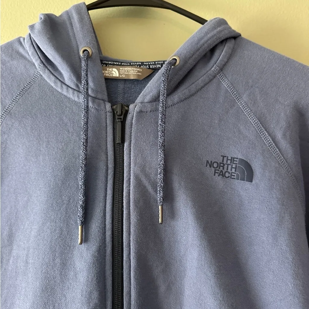 The North Face Women’s Purple Zip Up Hoodie Jacket - Image 2