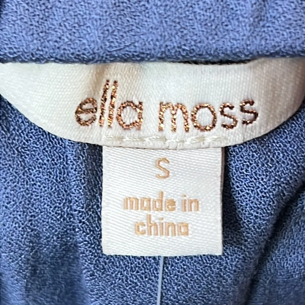 Ella Moss Size Small Off the Shoulder Layered Ruffle Bell Sleeve Top - Image 5