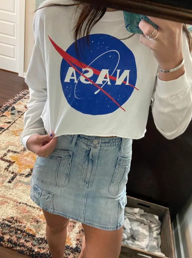 Nasa Tshirt White Size L - Image 2