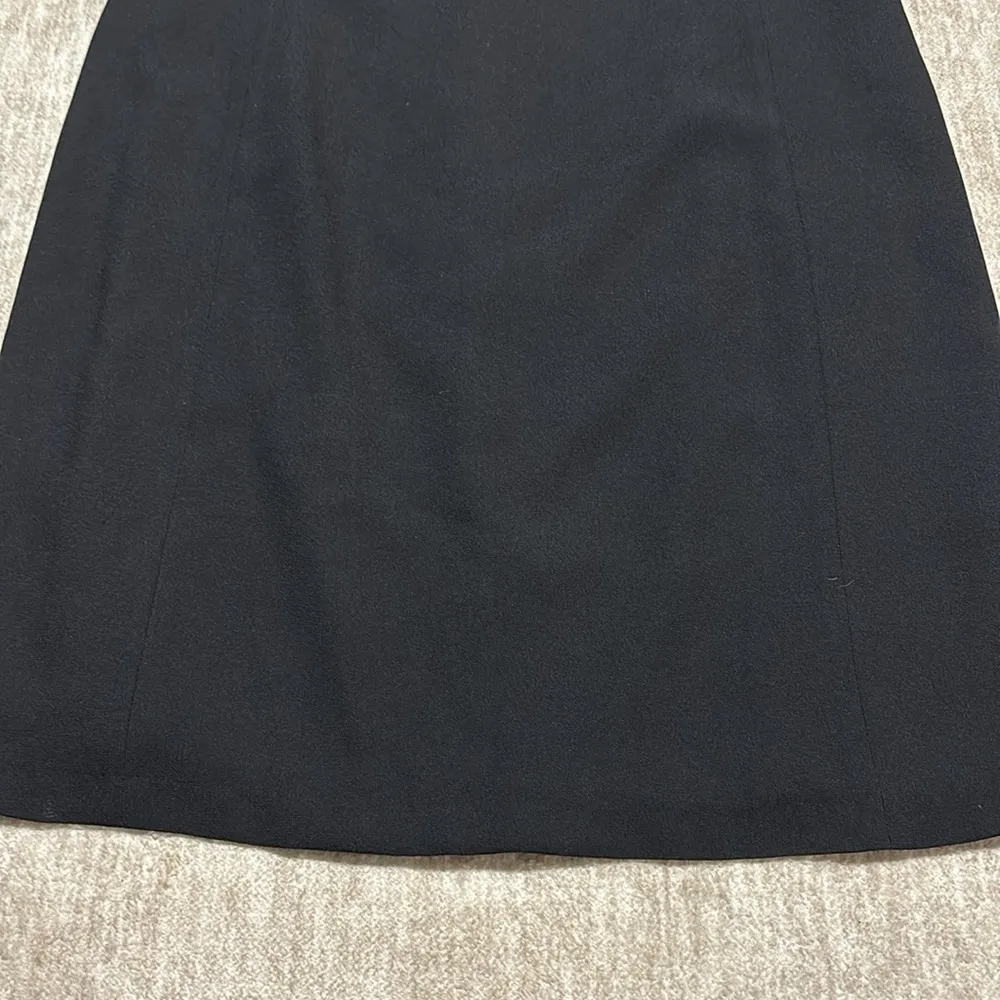 Peter Nygard 16 Jet black sheath pencil dress Fully lined like New wedding - Image 3