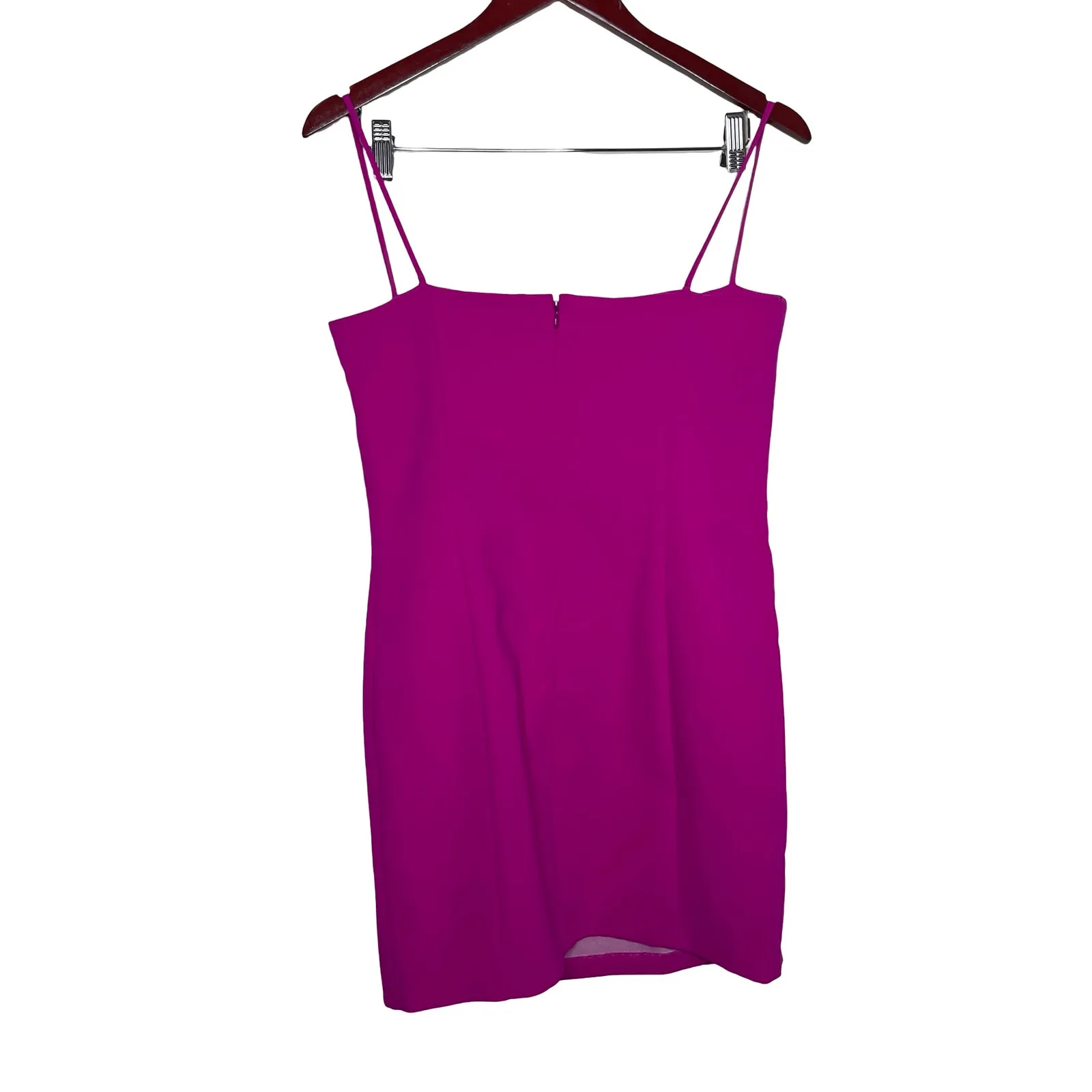 Amanda Uprichard Sassy Mini Dress in Dark Hot Pink & Flamingo Rose Sz M - Image 5