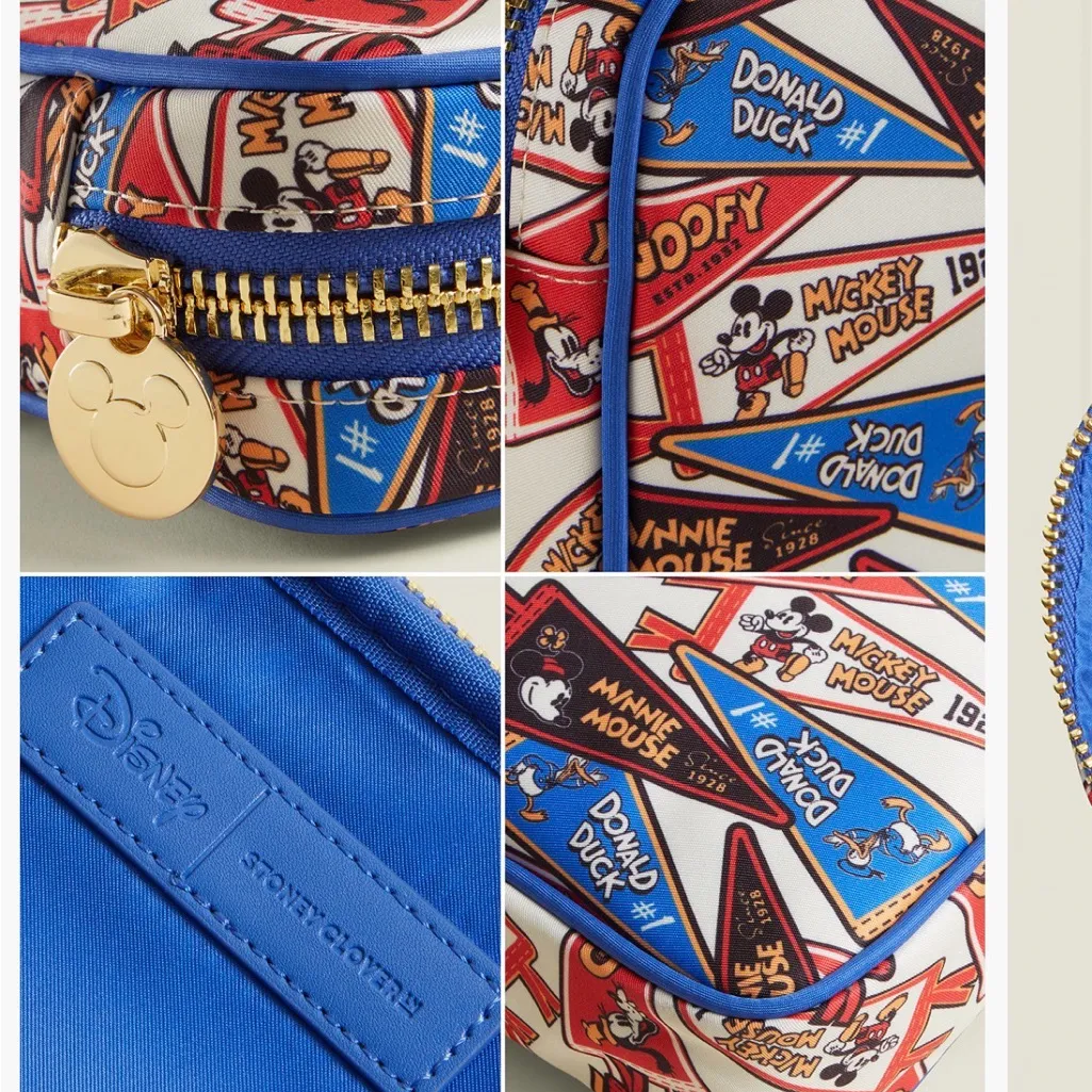 NWT Disney Stoney Clover Lane Varsity Penant Small Pouch - Image 2