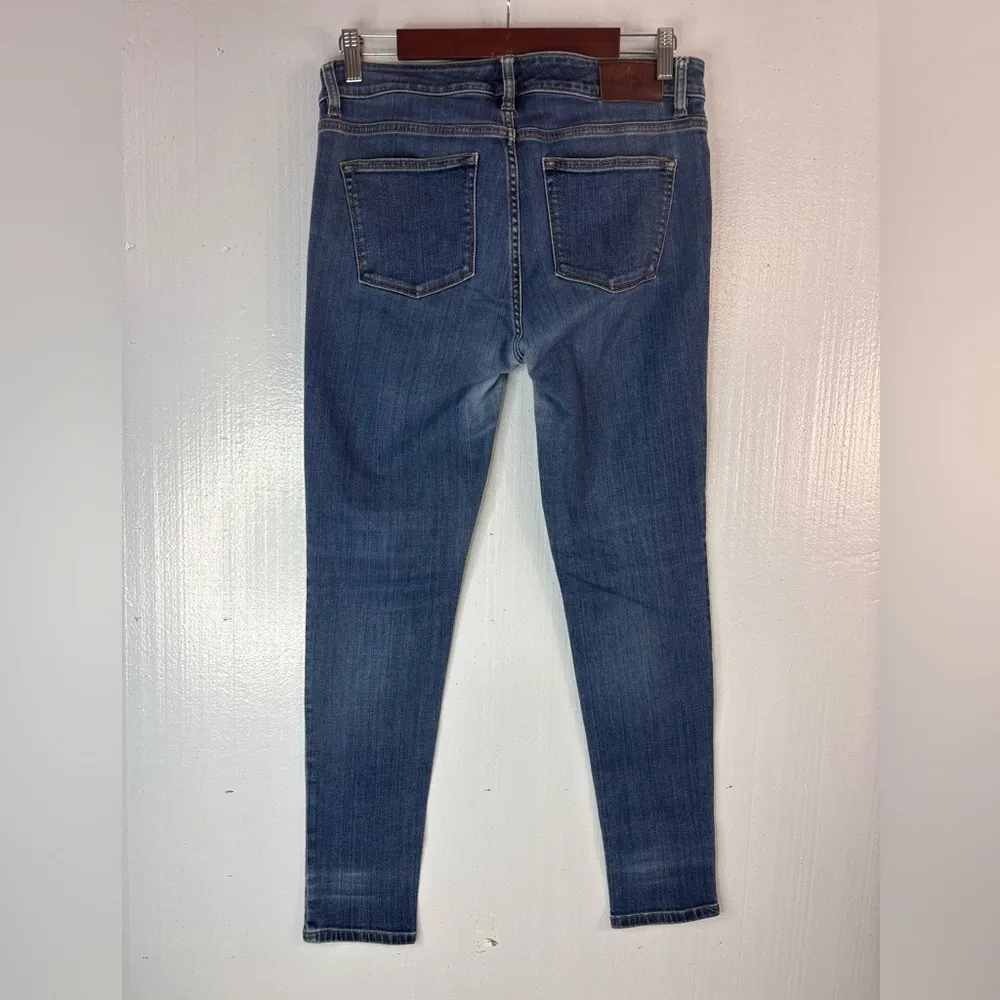 Lauren Ralph Lauren 8 Petite High Rise Blue Jeans Classic Style Size 8P - Image 2