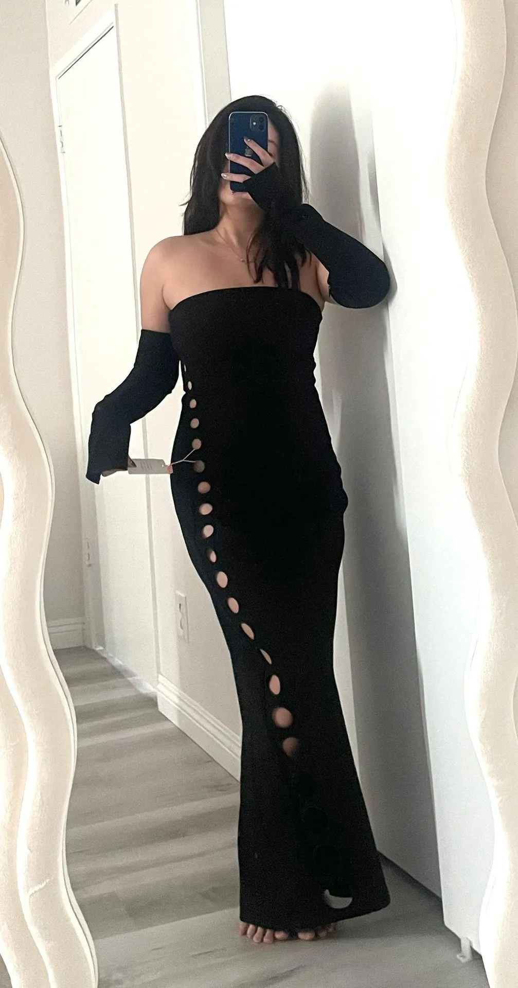 Cult Gaia Capri Eyelet Maxi Dress - Image 2