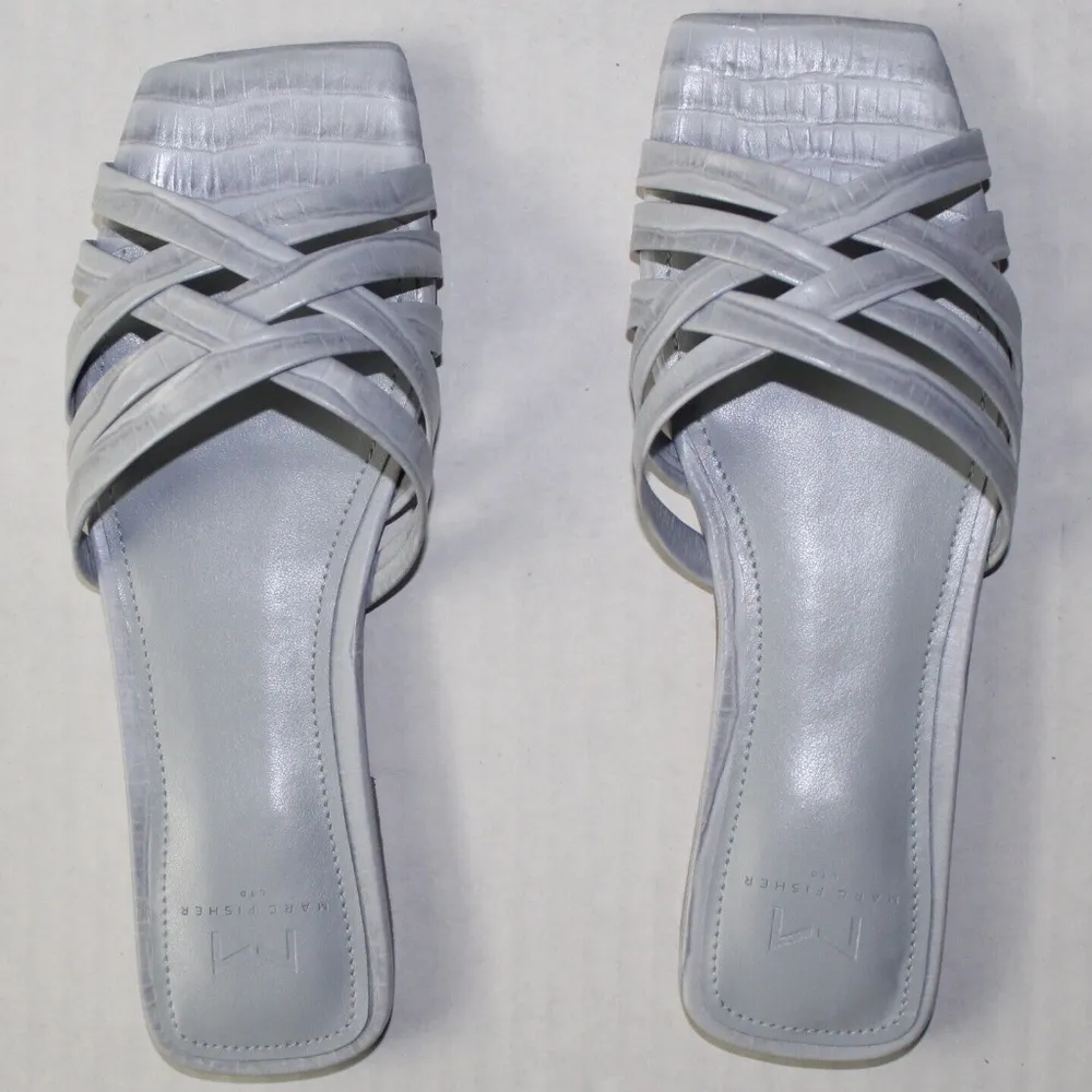 New Marc Fisher Varro2 Leather Women's Sandals Size 5.5 M - Image 9