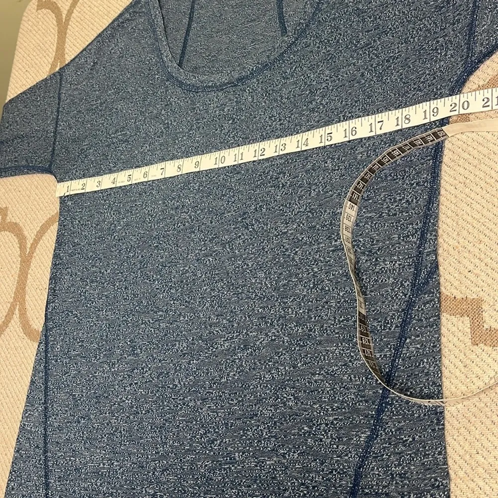 The North Face Womens Blue Modoc Scoop Neck base layer long sleeve shirt - Image 6