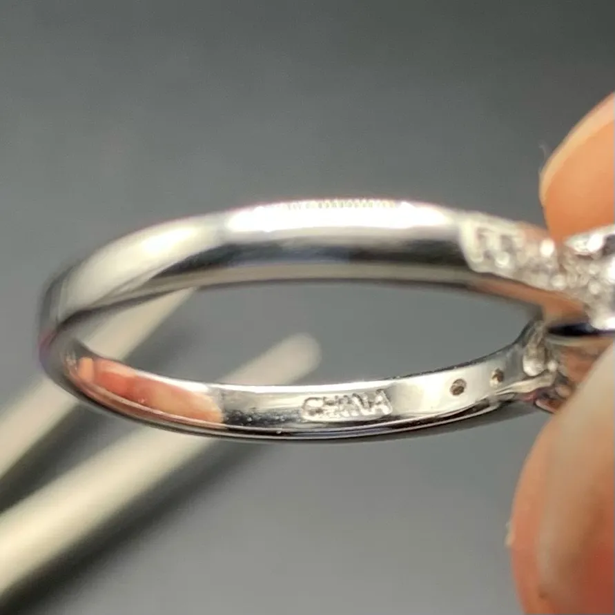 Triple Stone Chrome Diopside Diamond Accent Sterling Silver Ring Size 6 Green - Image 9