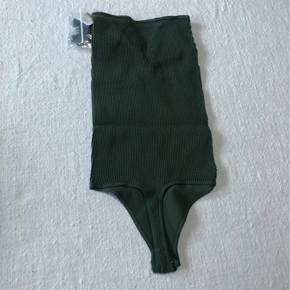 Free PeopleCatch Up Bodysuit in Army Catch Up Bodysuit in Army Green New - Image 6