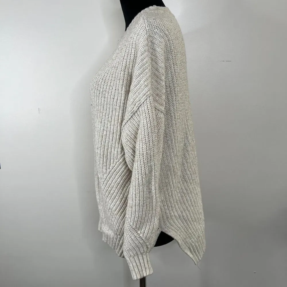 American Eagle Outfitters Knitted Crewneck Side Slit Comfy Cozy Lounge Sweater - Image 4