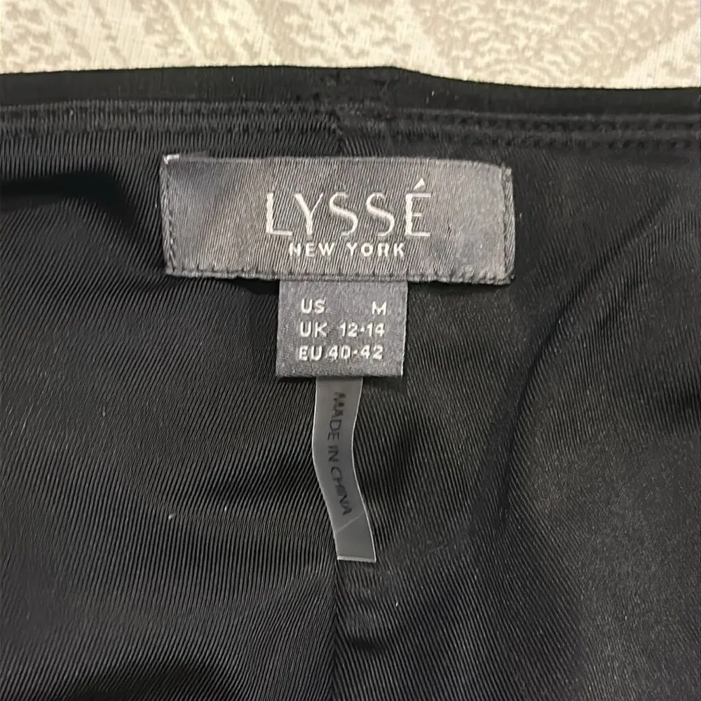 Lyssé Women’s Black Women’s Pull On Pants - Size M - Image 5