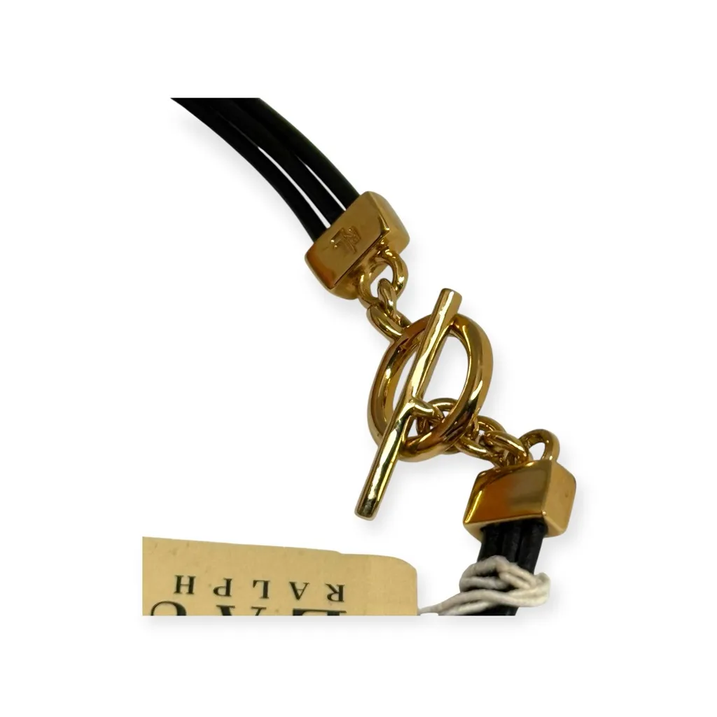 new Ralph Lauren 𒀭 Multi Strand Choker with 3 Briolette Pendants 𒀭Black Gold - Image 9