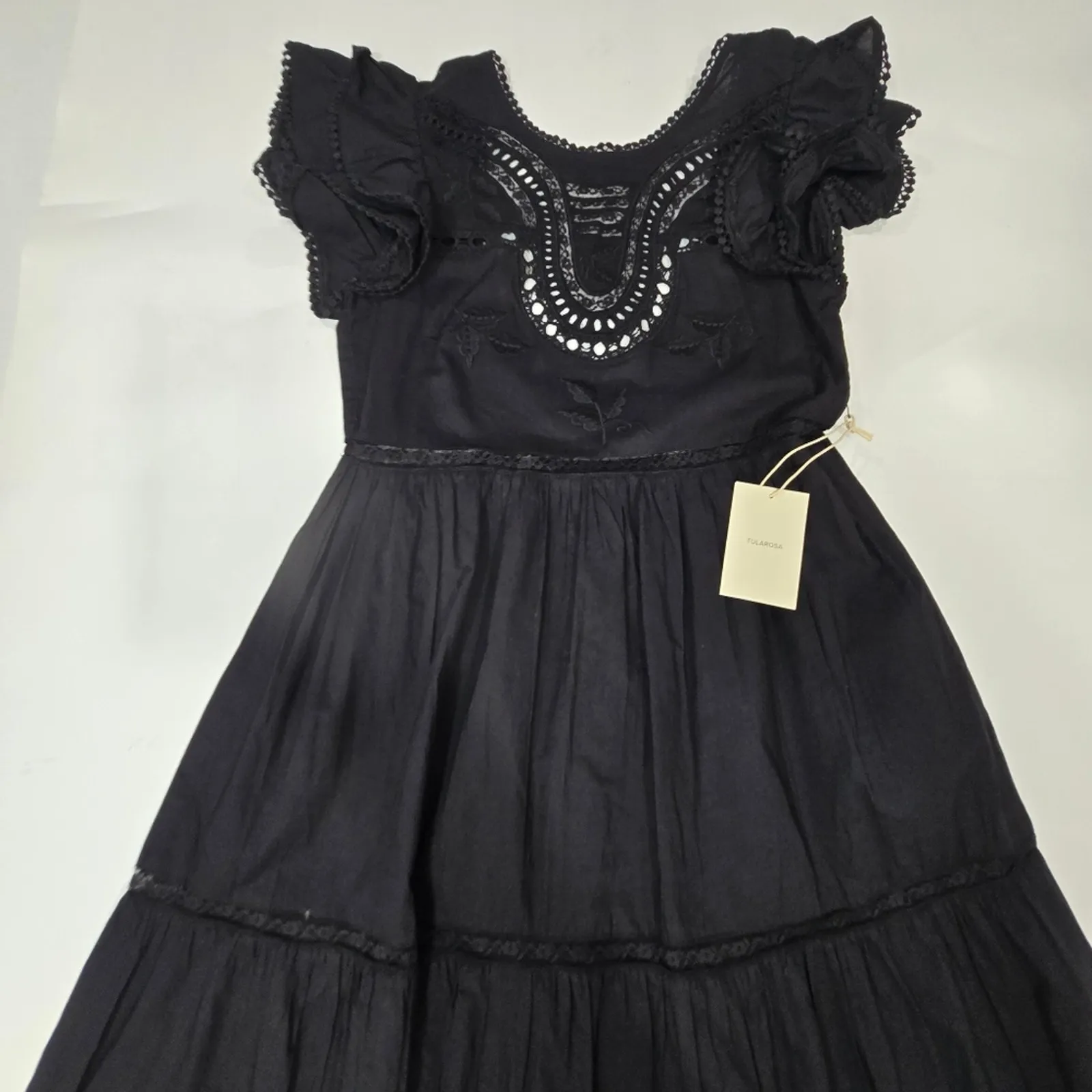 Tularosa Claudette Midi Dress in Black Small - Image 5