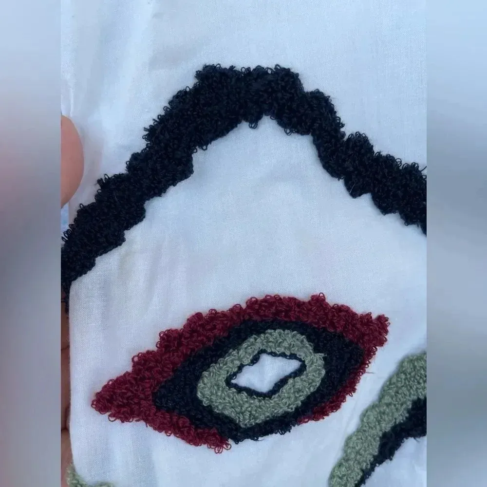 ERES Cigale Drawstring Embroidered Midi Dress s/m Black Size M - Image 12