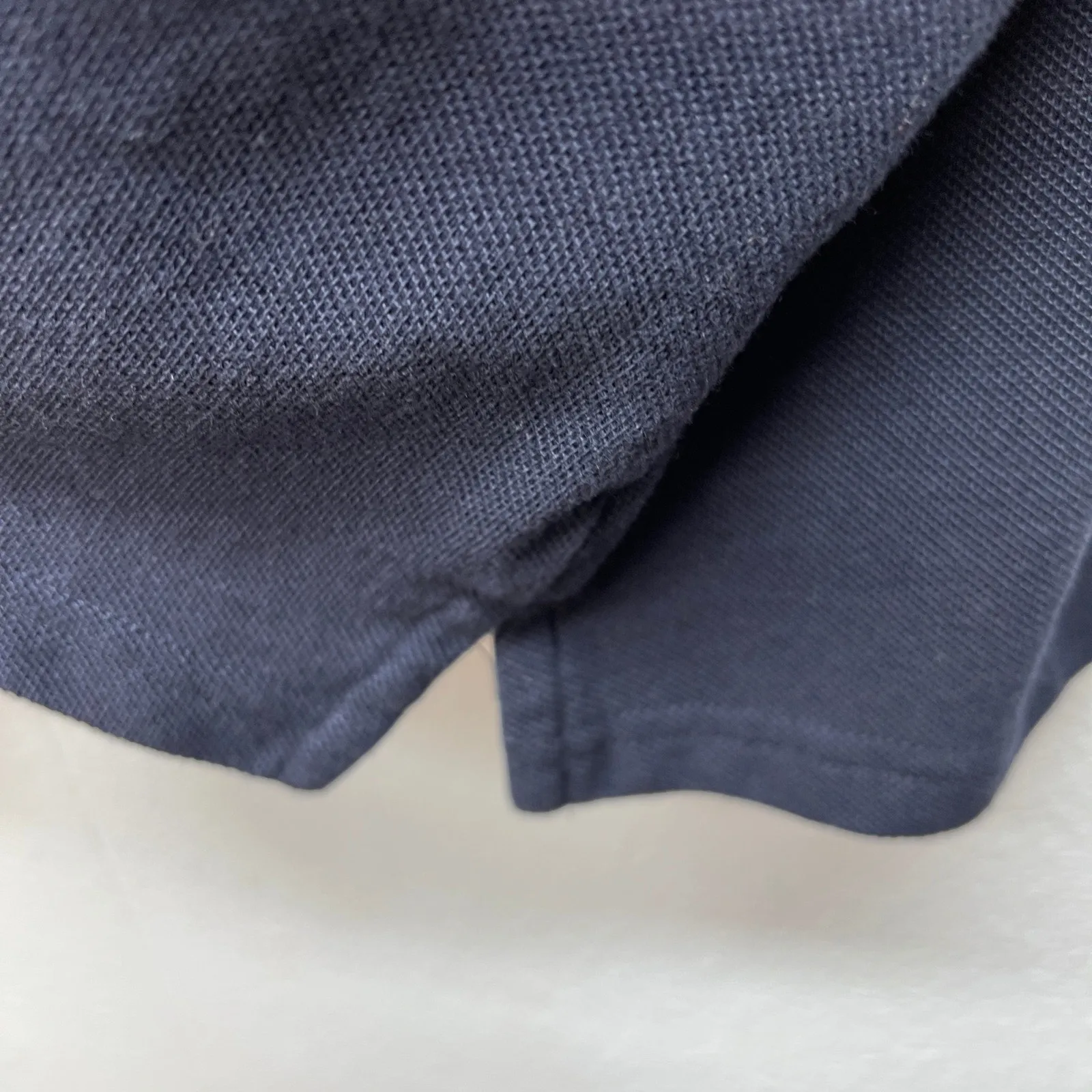 Karen Scott Navy Blue Cotton Polo Shirt Womens 2X Minimalist Breathable Capsule - Image 4