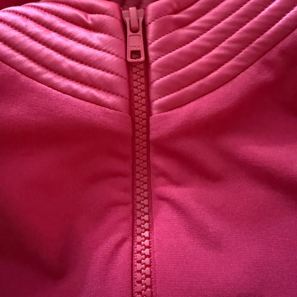 Zhivago Eye of Horus Mini Dress in hot pink stretch jersey Size 4 - Image 4