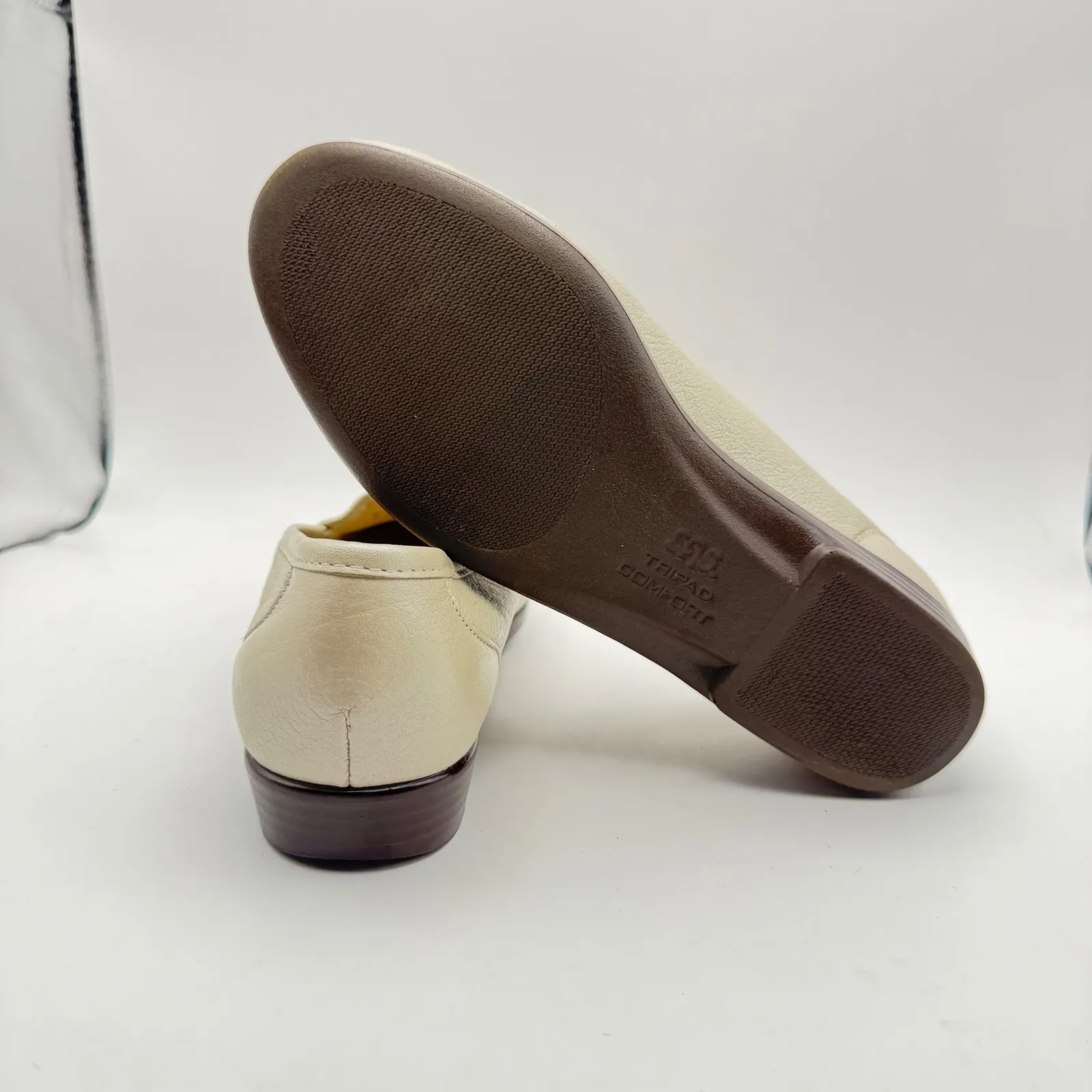 SAS Tripad Comfort Loafers Women's sz 7 Moccasin Style Slip On Walking Shoes Tan - Image 8