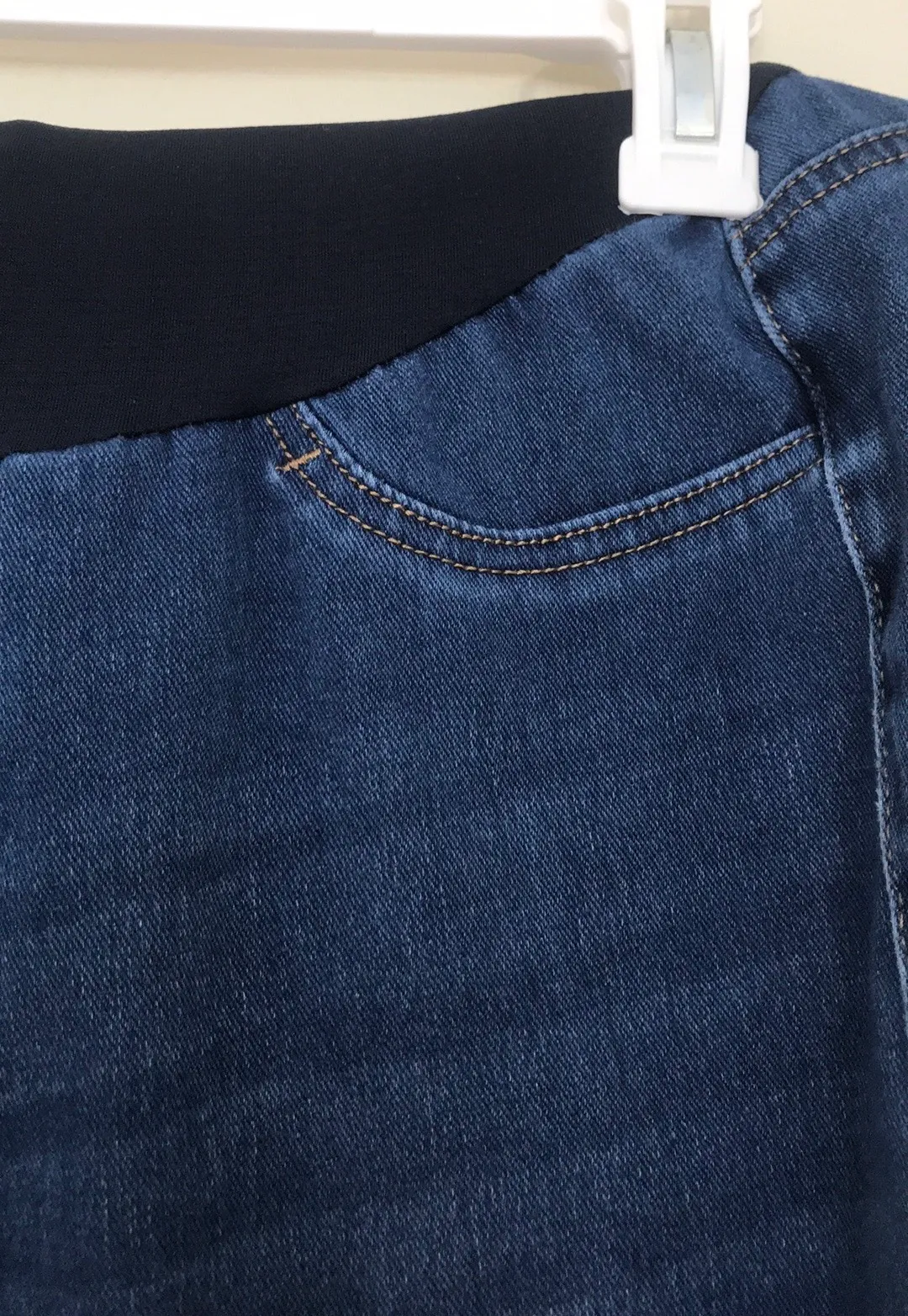 MATERNITY JEANS DARK BLUE SIZE L - Image 8
