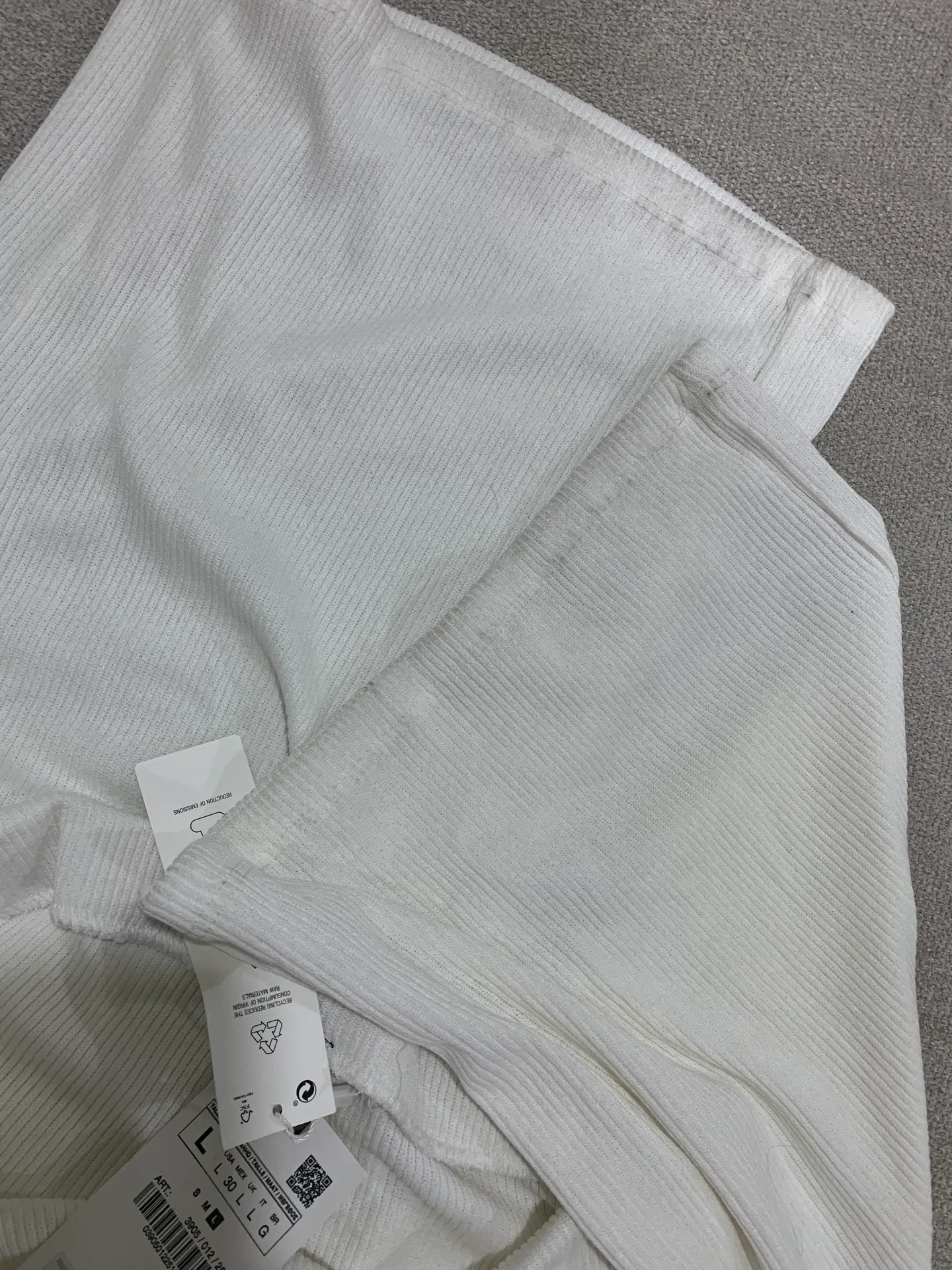 Nwt  Ribbed Pants Sz L - Image 2