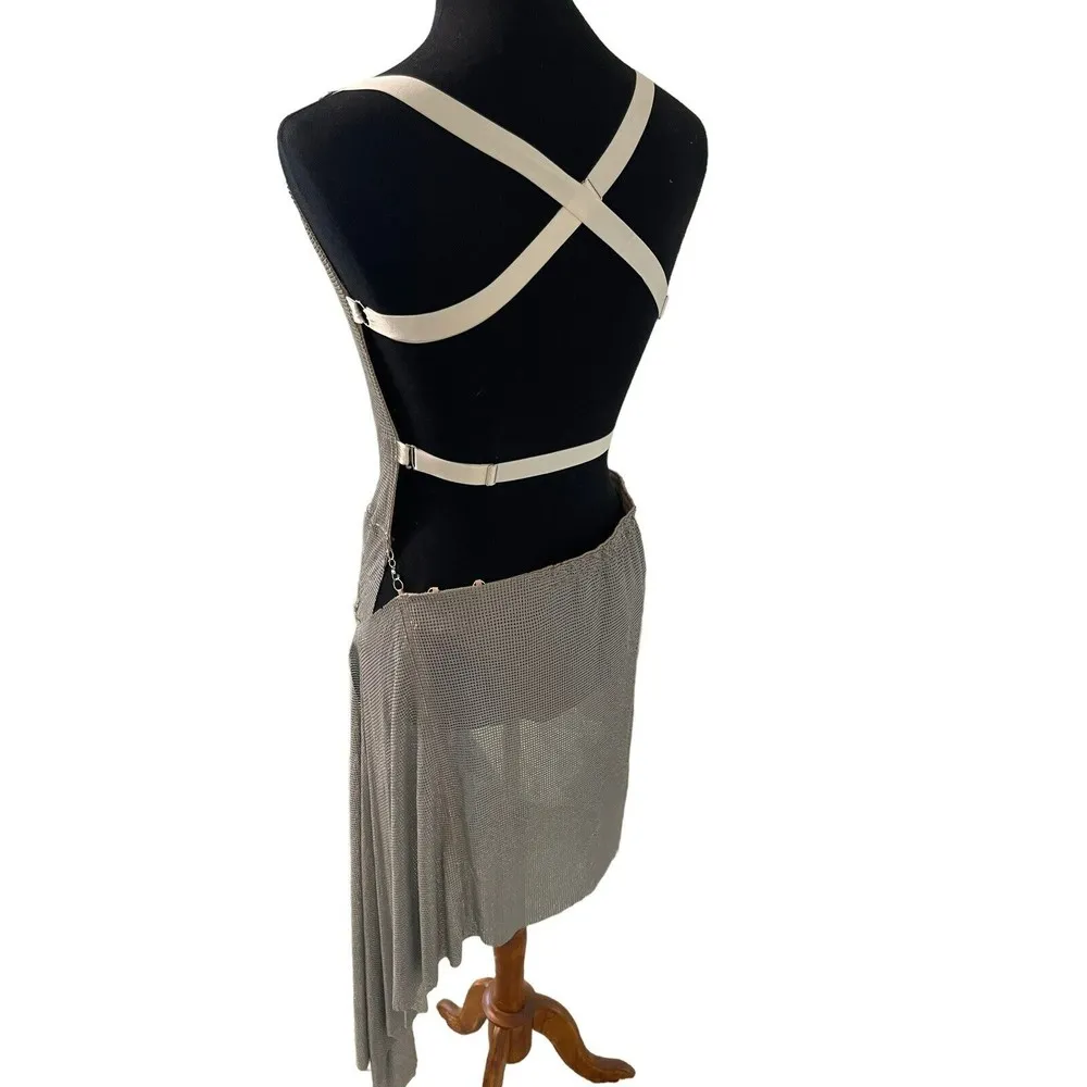 Marjan Mini Dress in Meteorite Medium New Womens Chainmail - Image 6