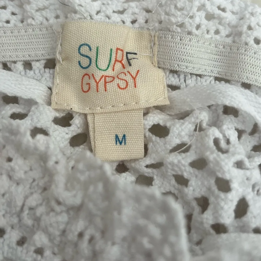 Surf Gypsy White Crochet Mini Skirt - Image 4