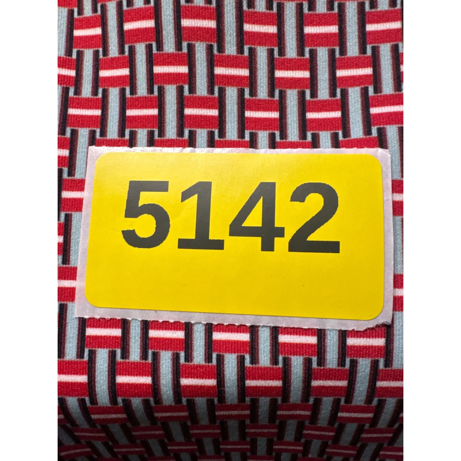 Marc Cain Sports Patterned Cropped Pants Black Red Geometric Italian Fabric N 6 Size 12 - Image 13