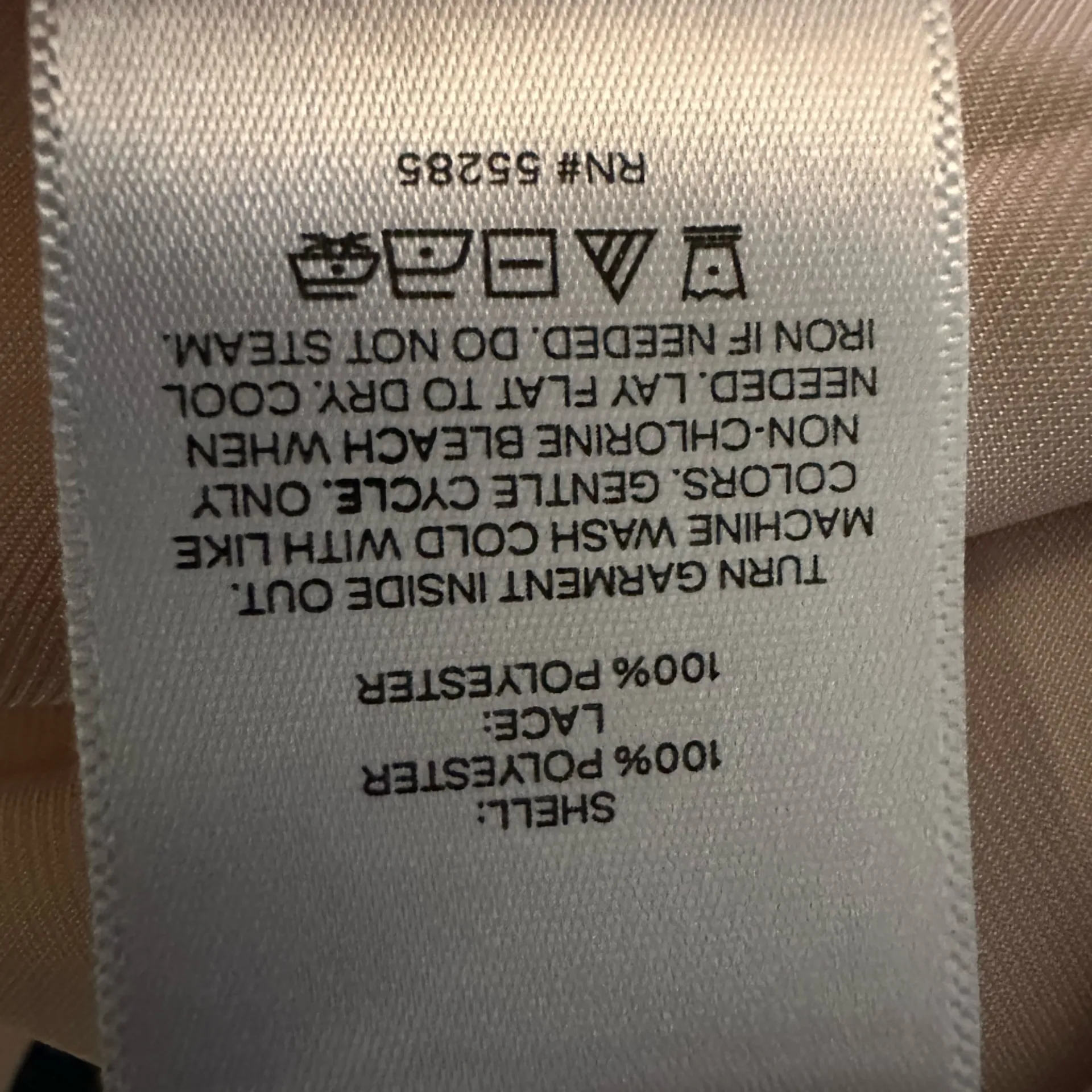 Express Pale Pink Satin Lace Cami Top NWOT - Image 4