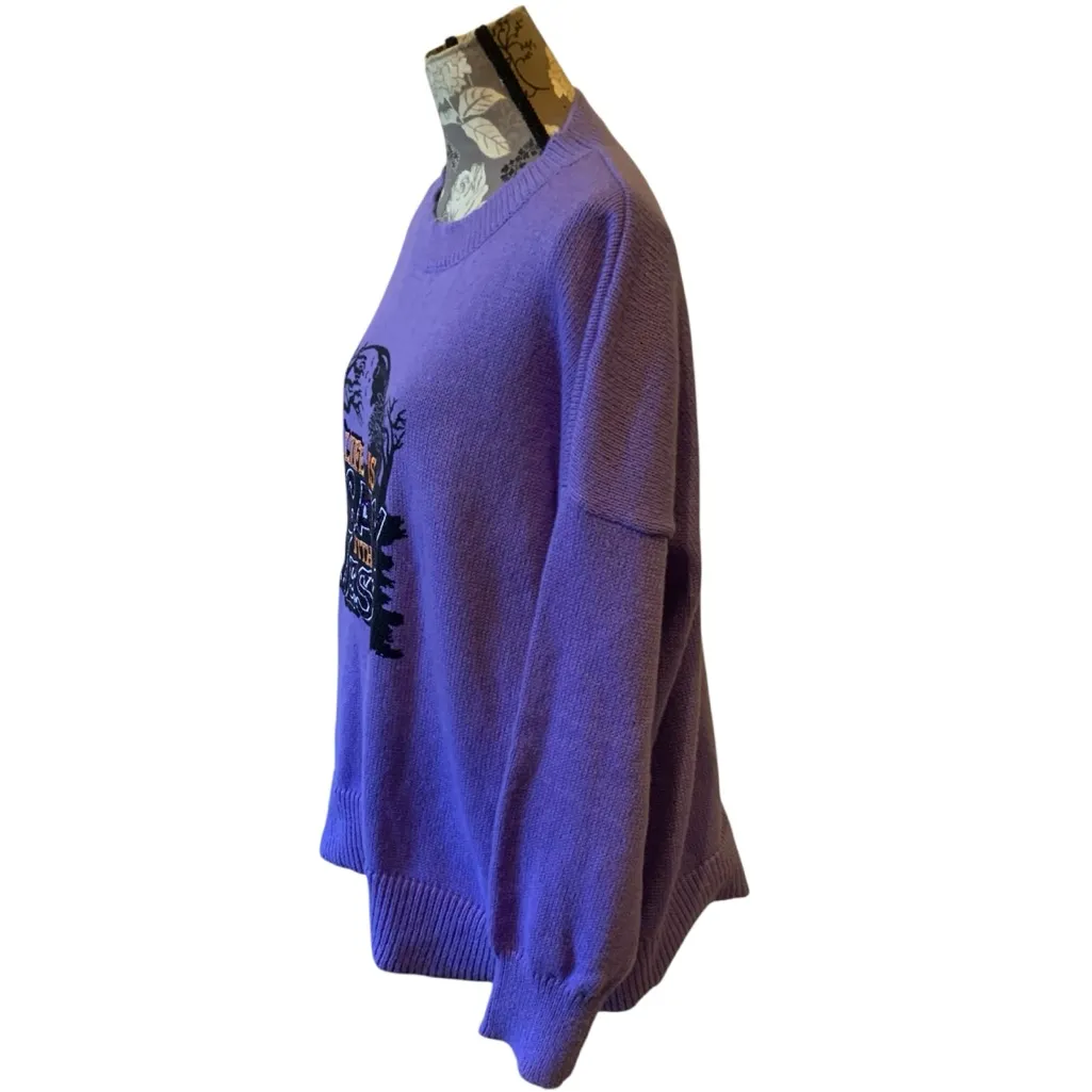 Purple Halloween Sweater size 2XL NWT - Image 2
