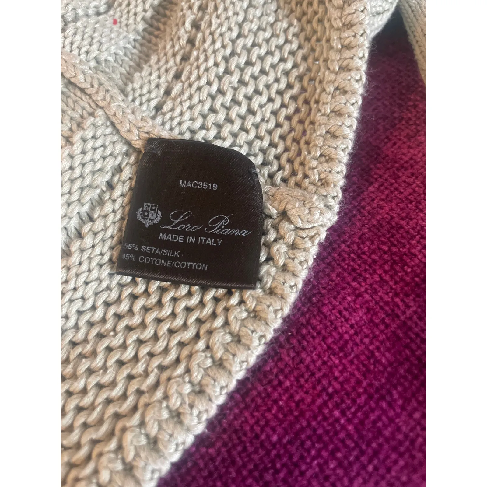 LORO PIANA Pistachio Green Cardigan Sweater Silk Cotton AS-IS  Size 42 Medium M - Image 5