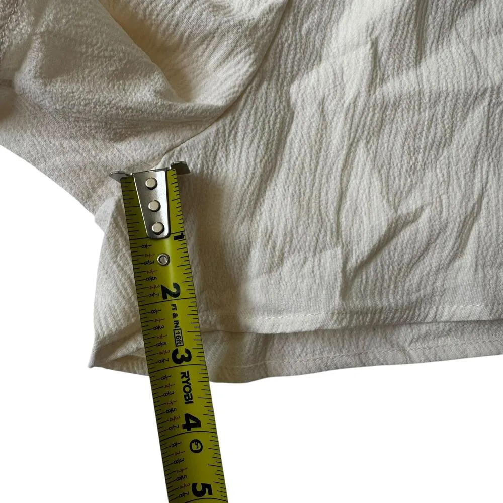 Grey Bandit Ivory/Cream Lined Drawstring Shorts Women Size Small NWT | 70-46 - Image 6