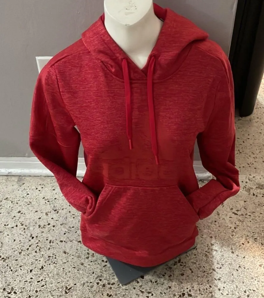 Adidas Hoodie red Small - Image 7