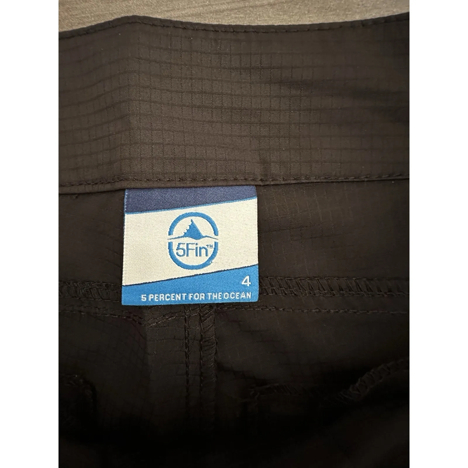 5Fin Womens Black Board Shorts Size 4 Beachcore Surf Swim Coastal Shorts - Image 5