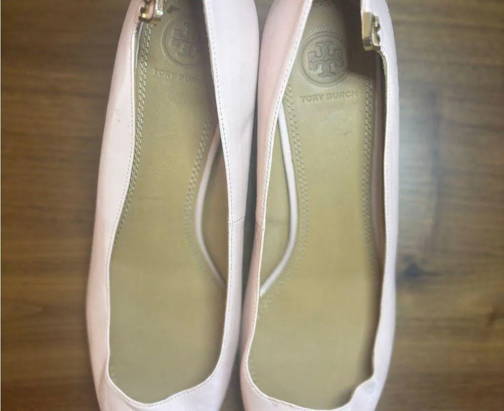 Tory Burch | Women's Elizabeth Patent Leather Kitten Heel Pumps | 9.5 - Image 8