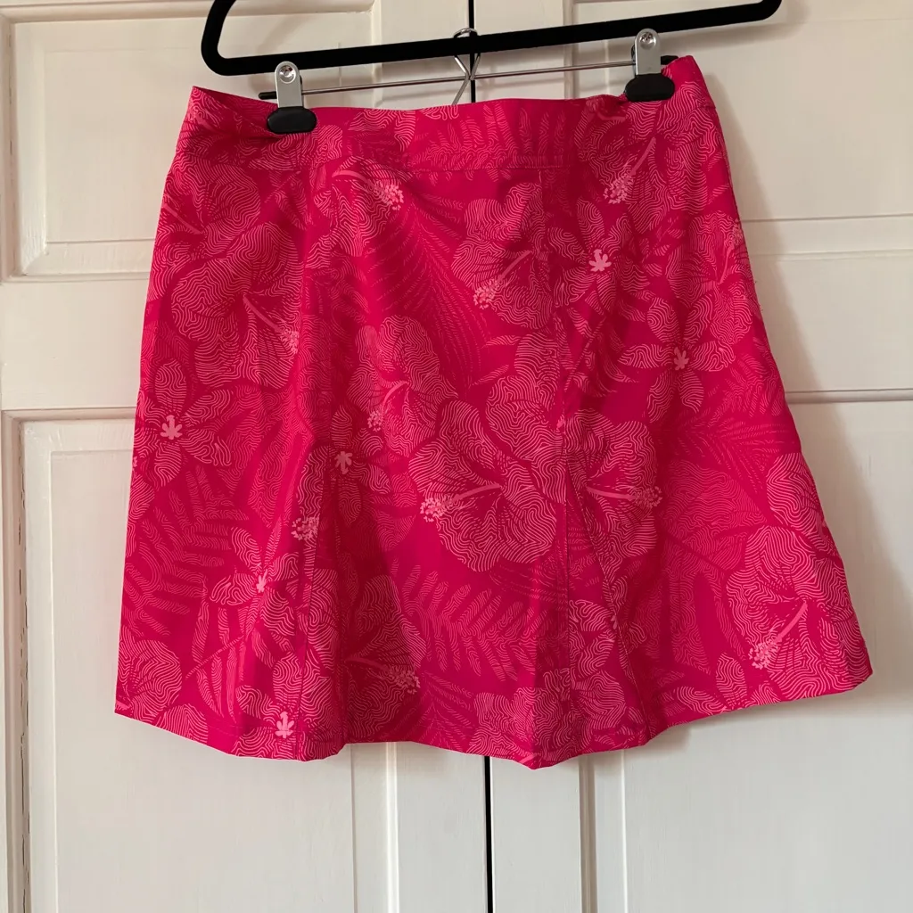 RipSkirt Hawaii Length 2 Pink Tropical Skirt Size Large NWOT Hibiscus Floral - Image 6