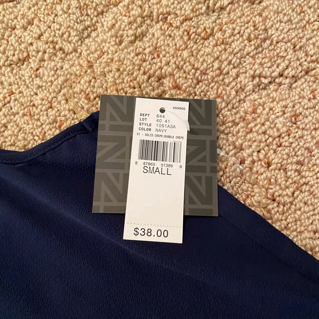 ‼️Blue Tank Top Work Blouse‼️ Blue - Image 3