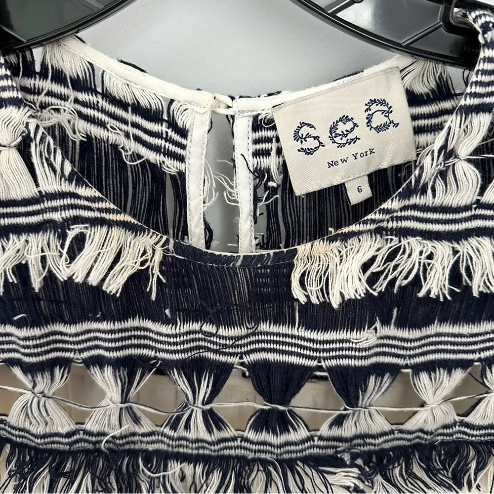 Sea New York Shift Dress with Knitted Detail - Image 2