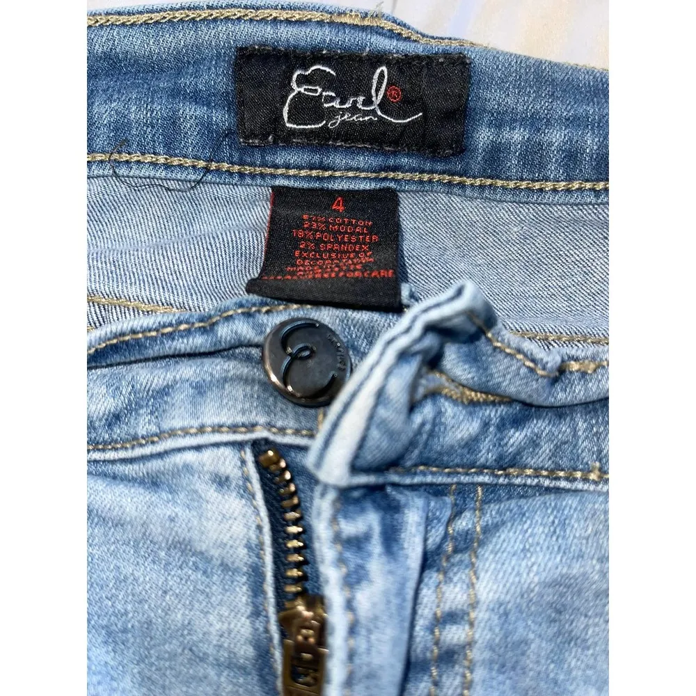 Earl Embellished Pearl Jeans Size 4 - Image 4