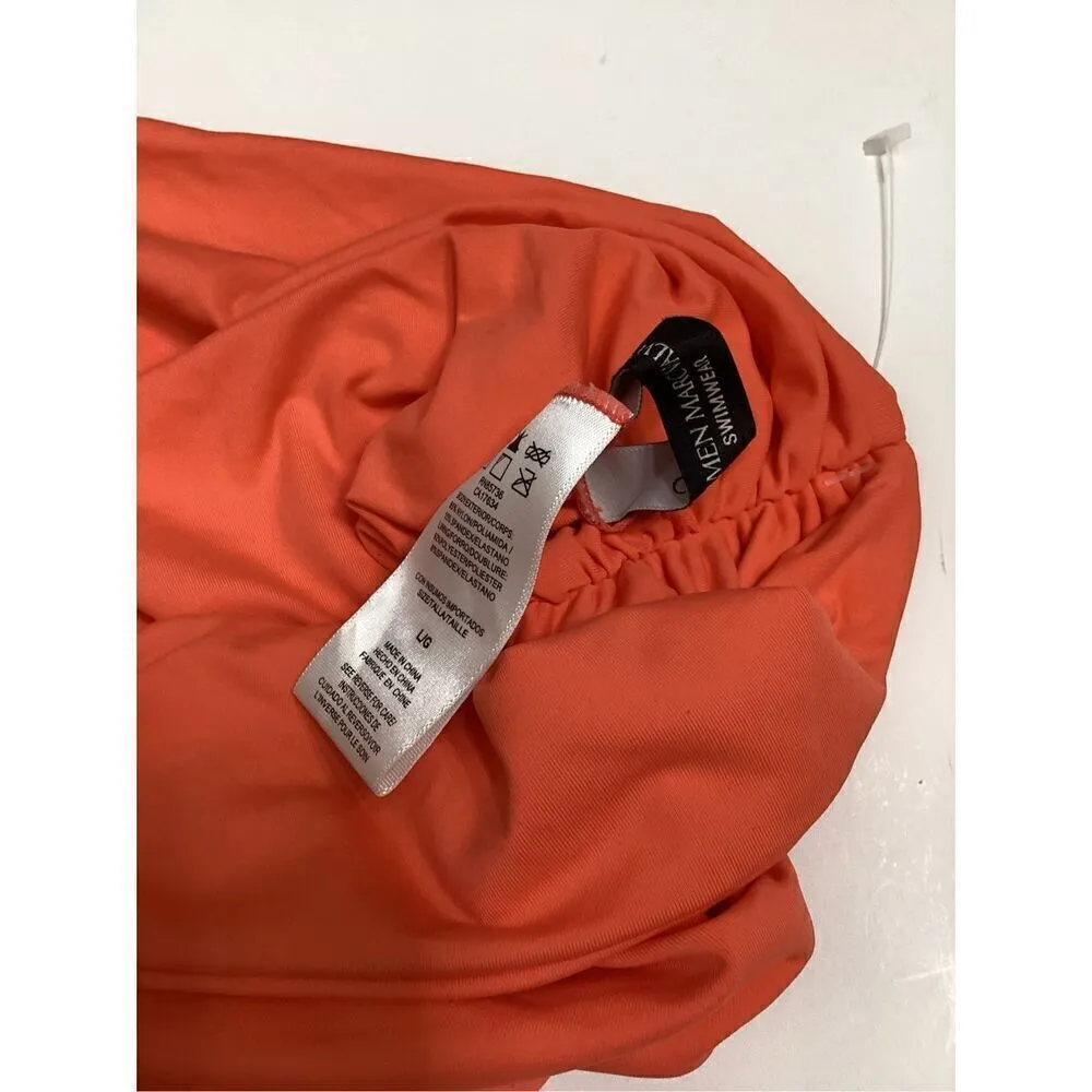 New. Carmen Marc Valvo orange tankini. M-top/L-bottom. Retails $169 - Image 13