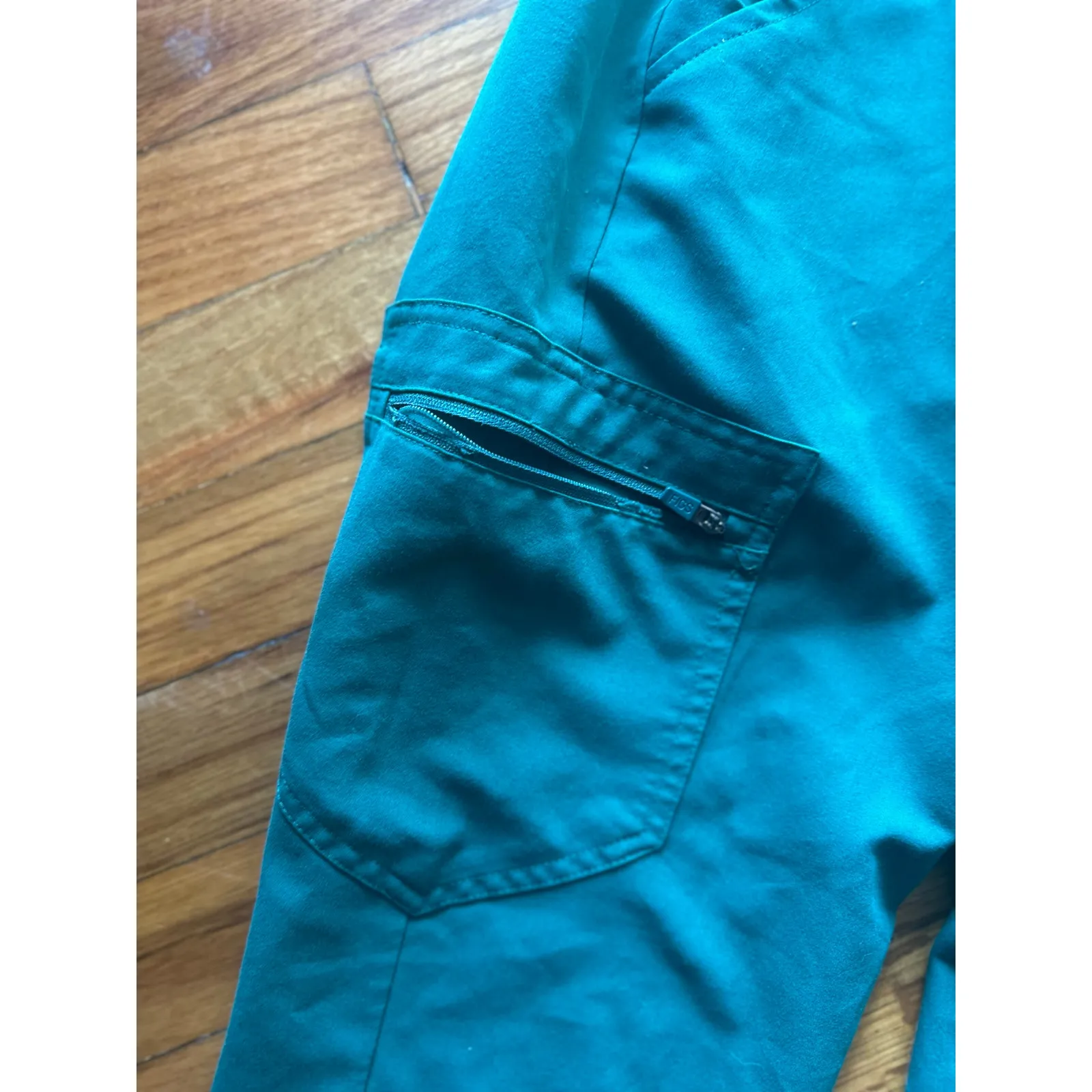 FIGS Zamora Jogger Scrub Pants Caribbean Blue – Women’s XS - Image 3