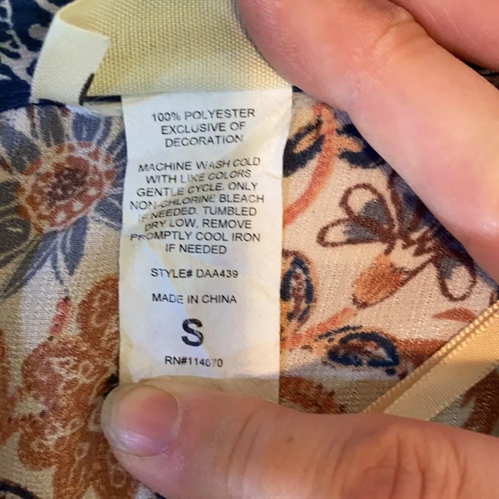 Mimi Chica Maxi Button Dress Size Small - Image 5