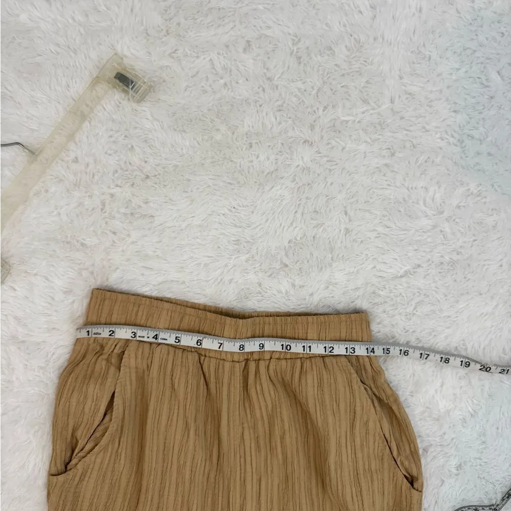 The Range Gauze Wide Leg Pant in Tanlines Size M NWT - Image 4