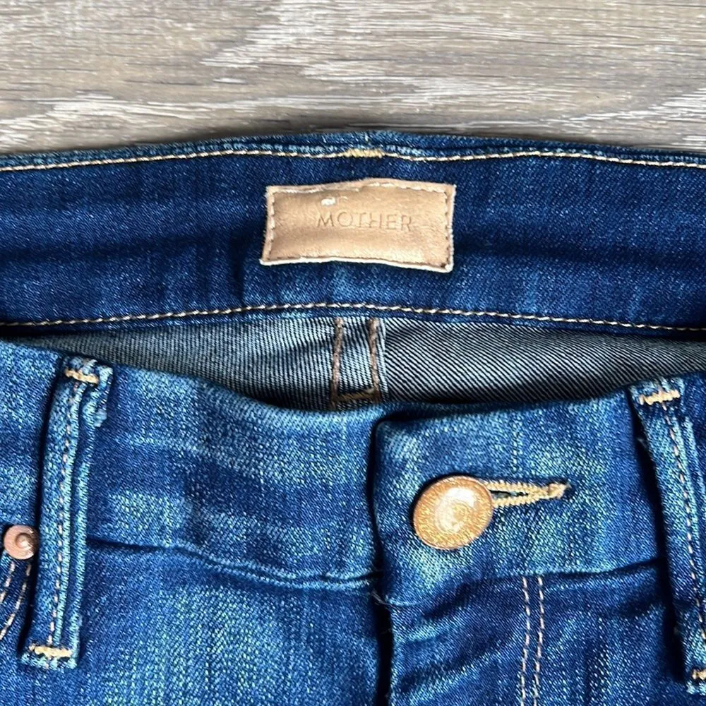 Mother The Looker Ankle Fray in Devil in a Blue Suit Size 26 - Image 8