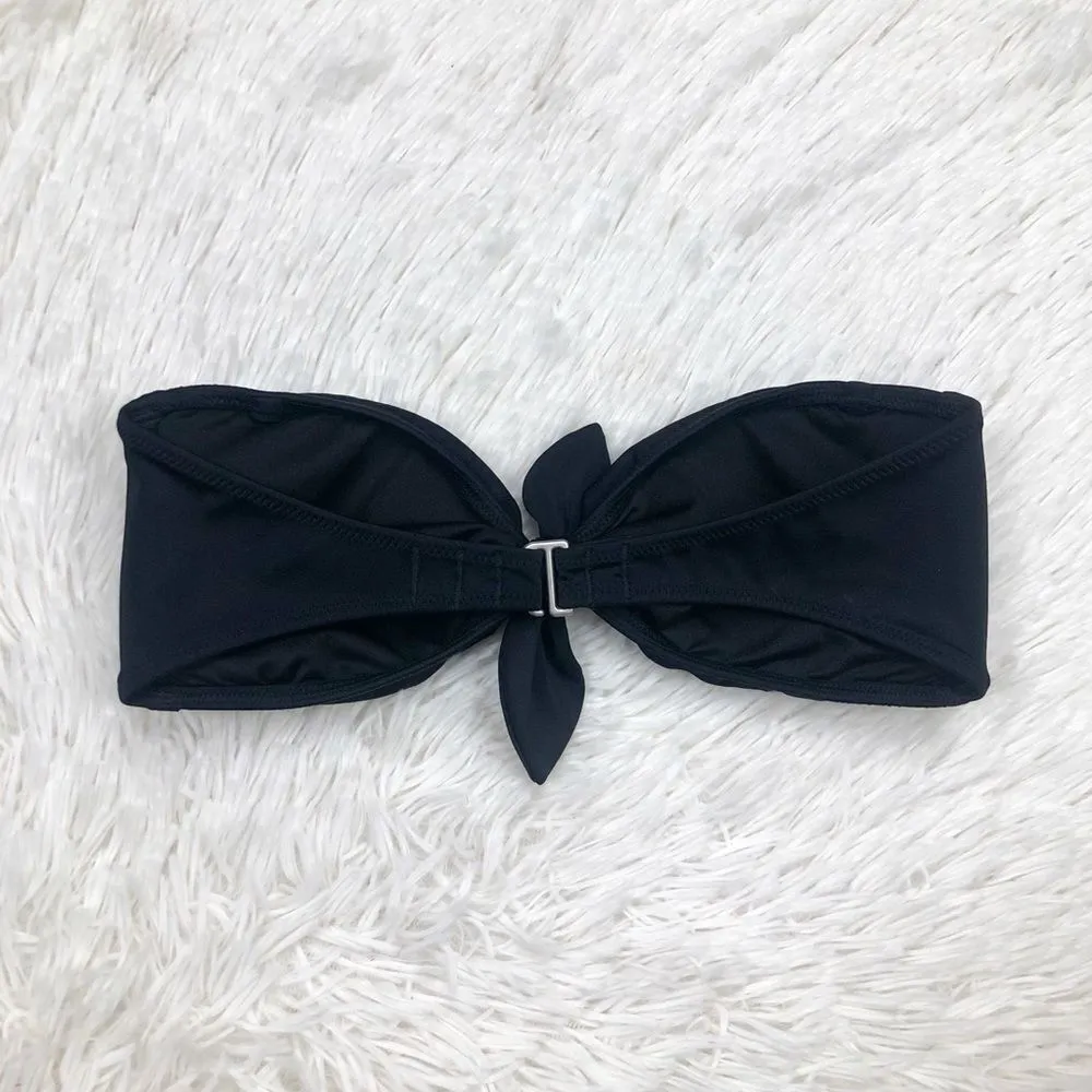 Victoria’s Secret Swim Black Strapless Bikini Top XS - Image 2