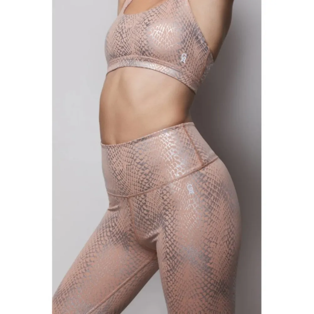 💕GOOD AMERICAN💕 Foil Legging Quartz Snake 4 NWT - Image 4