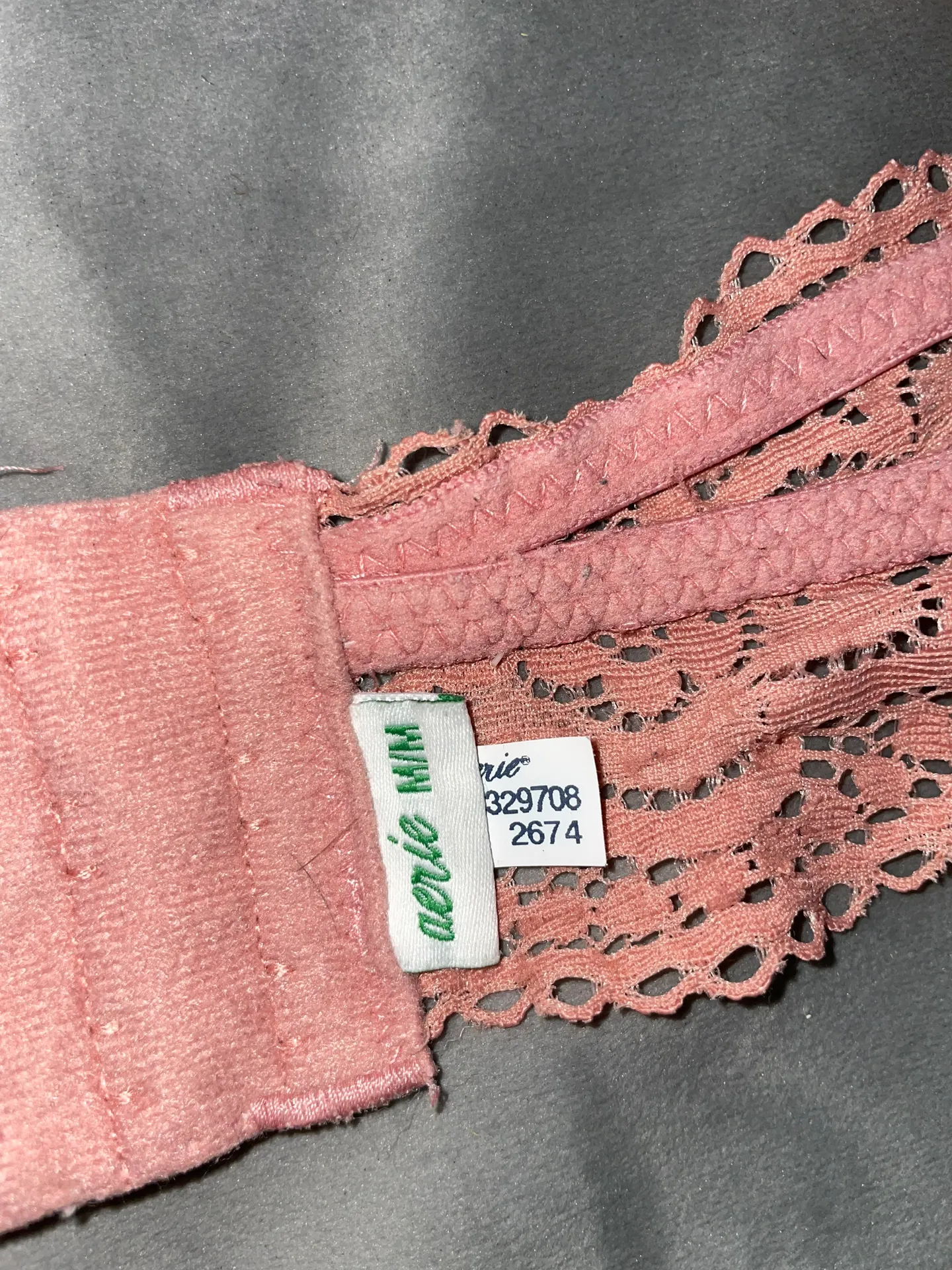 pink halter bralette - Image 3