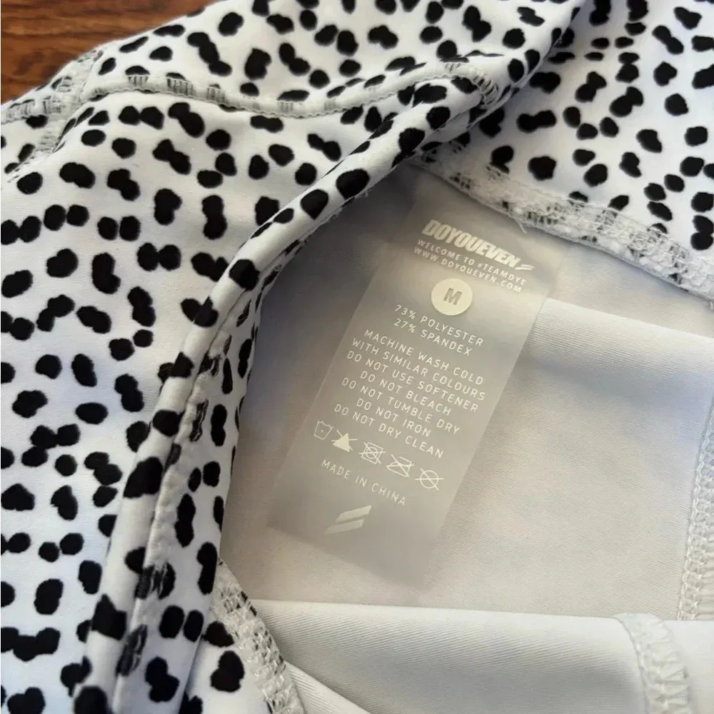 DO You Even Excel White Speckled Activewear Set Size M Size M - Image 13