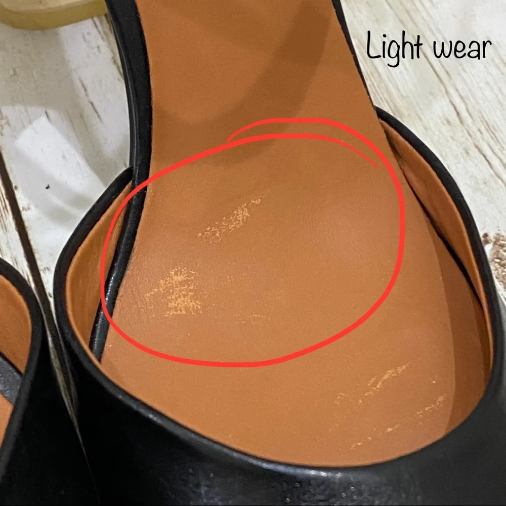 WHAT FOR Black Strappy Glass Heels Sandals 35 Size 4 - Image 16