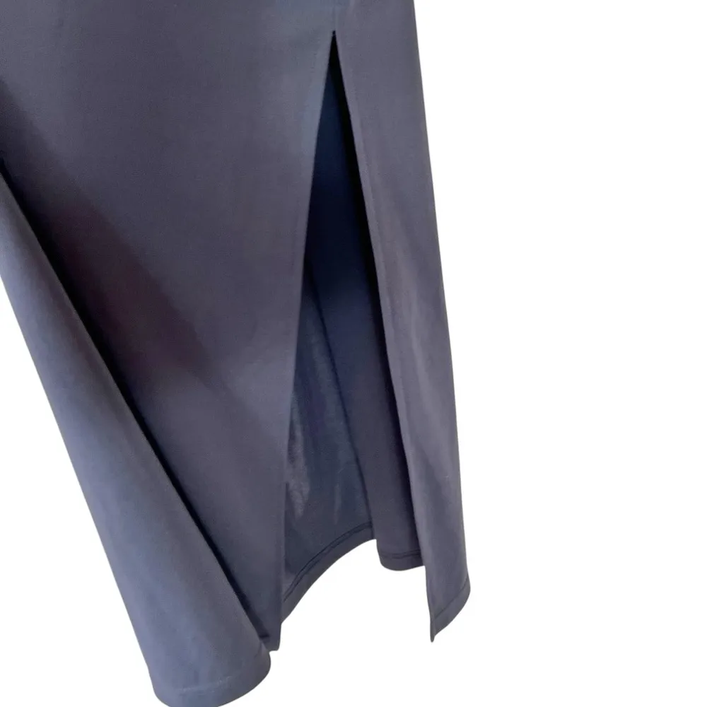 Vintage City Triangles Boardwalk Black w/Floral Embroidery Maxi/Gown Dress - Image 3